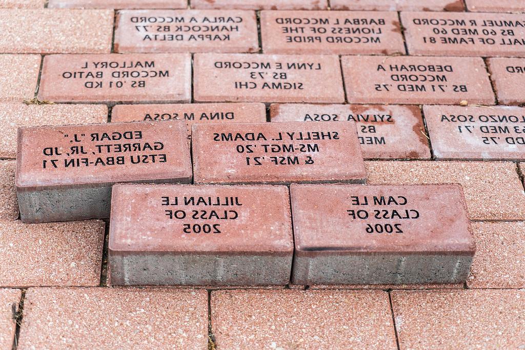 Alumni Center Brick Installation